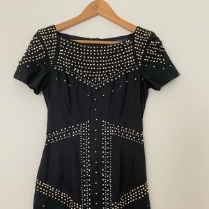 Fench connection beaded dress